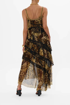 CAMILLA Asymmetric Spliced Lace Dress -SALE