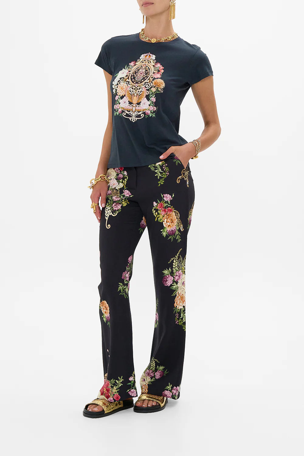 CAMILLA FULL LENGTH FLARED PANT -SALE
