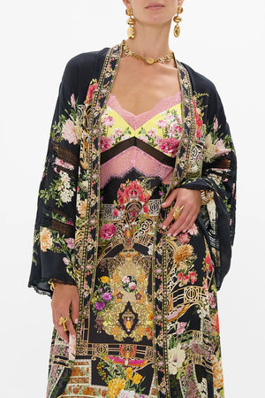 CAMILLA FLARE SLEEVE LONG ROBE -SALE