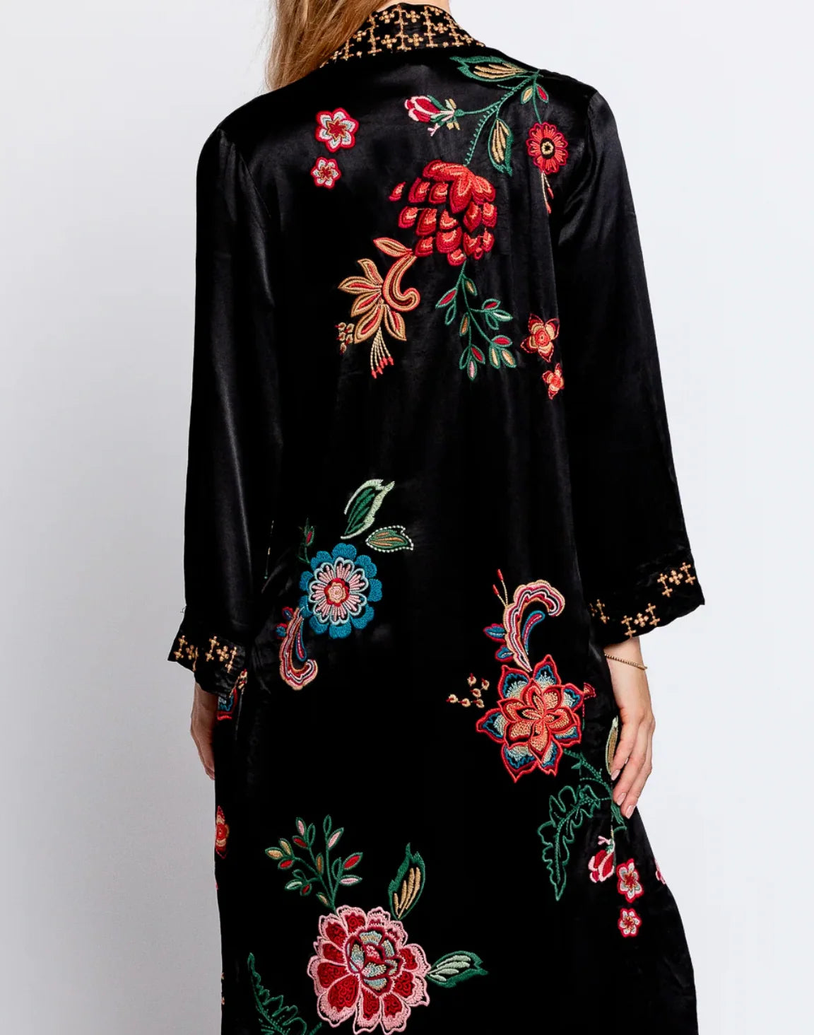 JOHNNY WAS Long Kimono Coat - Messine size small - SALE