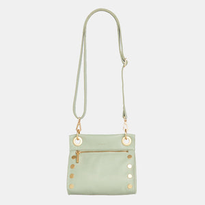 Hammitt Small leather Crossbody TONY SML Cypress Sage/Brushed Gold